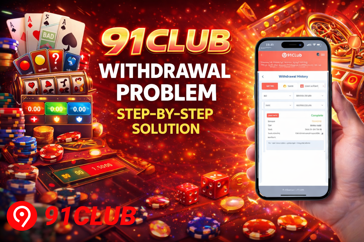 91Club Withdrawal Problem